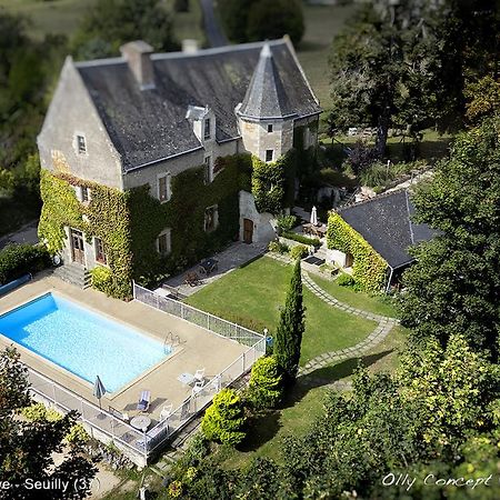 Manoir De L'Abbaye Bed and Breakfast Seuilly Eksteriør billede