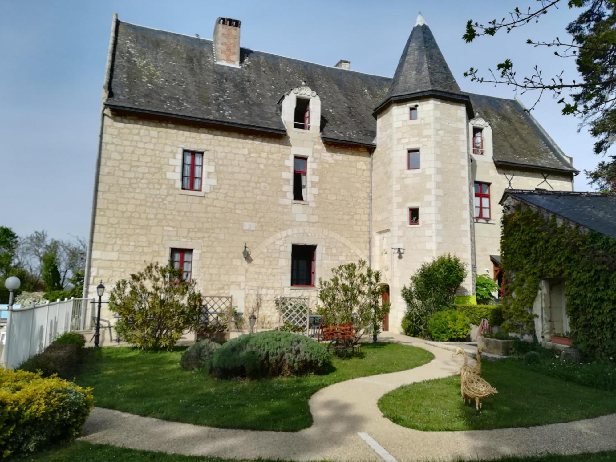 Manoir De L'Abbaye Bed and Breakfast Seuilly Eksteriør billede